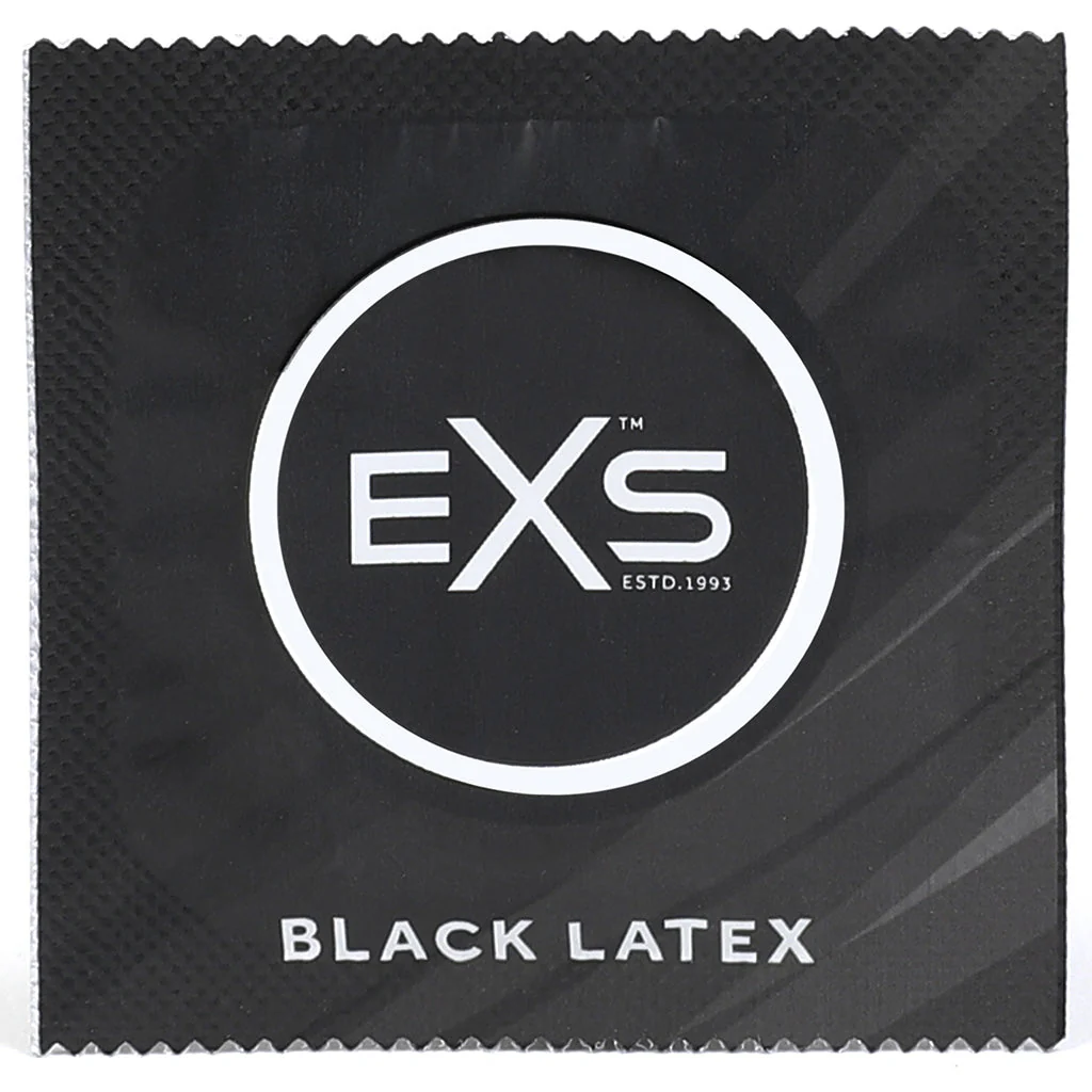 EXS Black Latex Condoms - Image 3