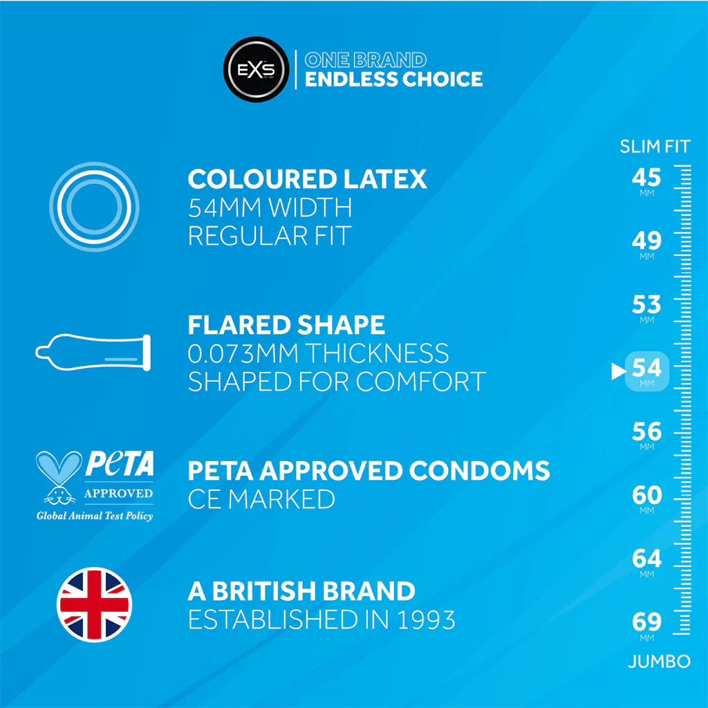 EXS Black Latex Condoms - Image 4