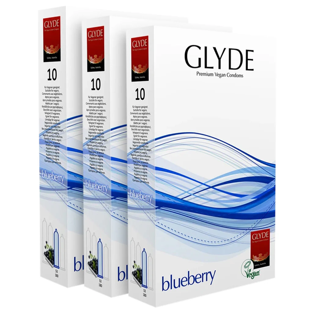 Glyde Blueberry Condoms - Image 5