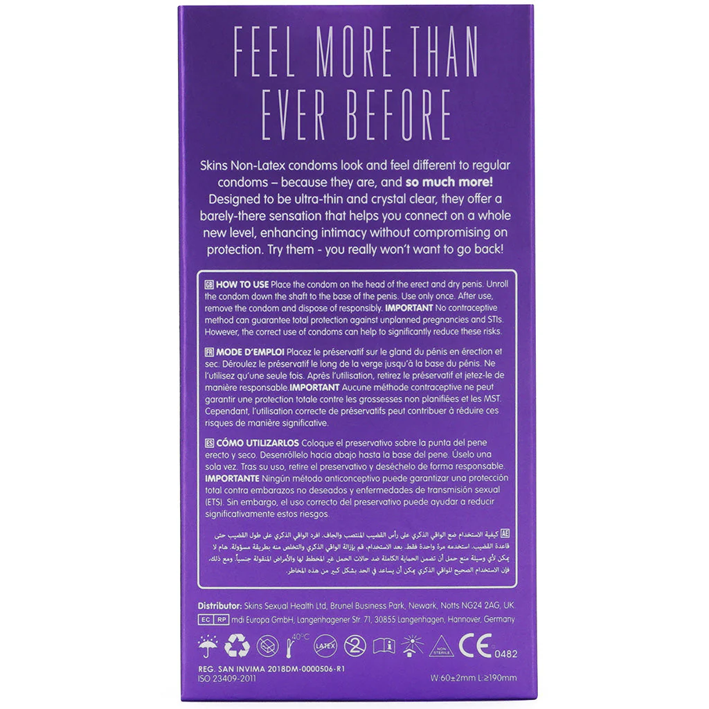Skins Non-Latex XL Condoms - Image 4
